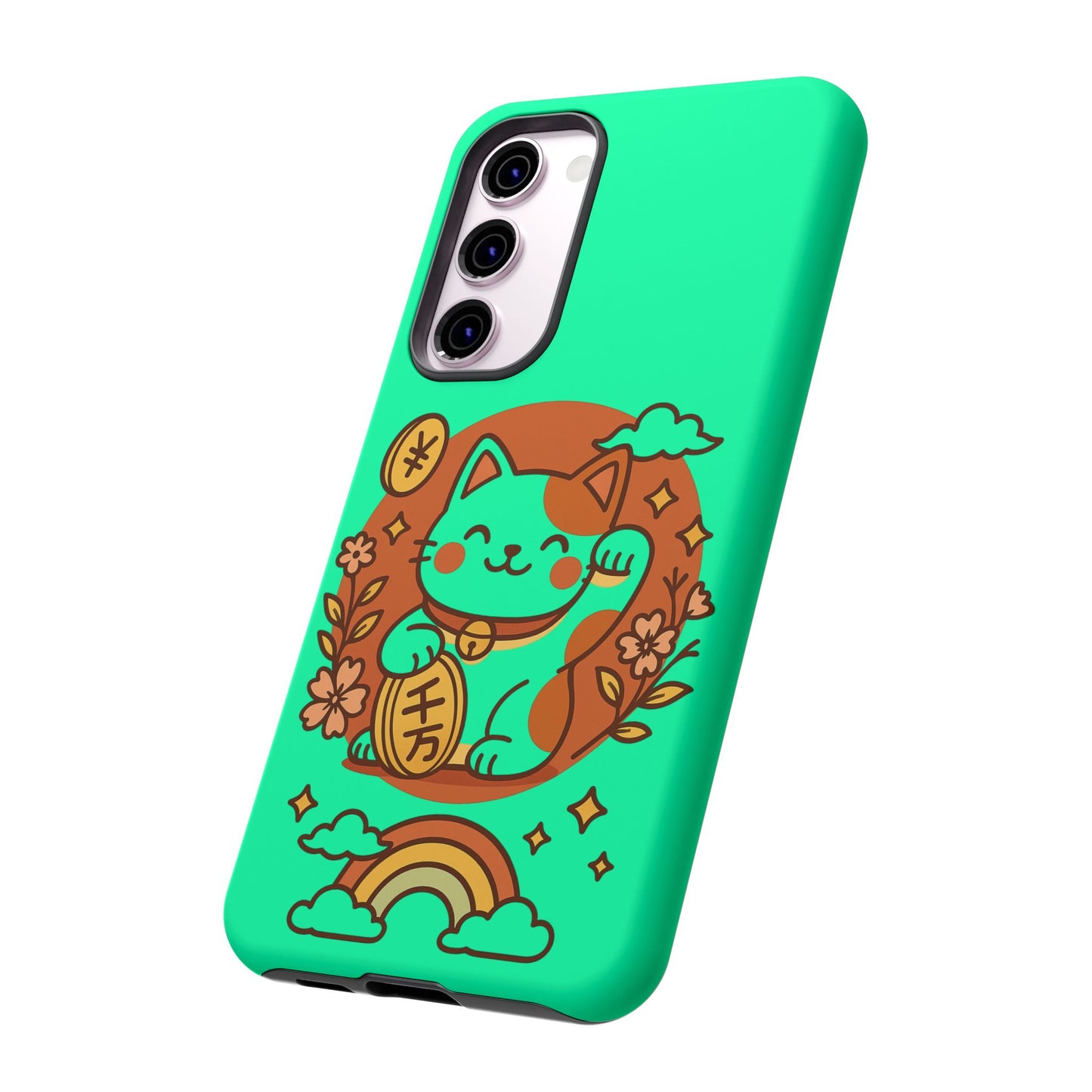 Japanese Kawaii Lucky Cat Protective Phone Case