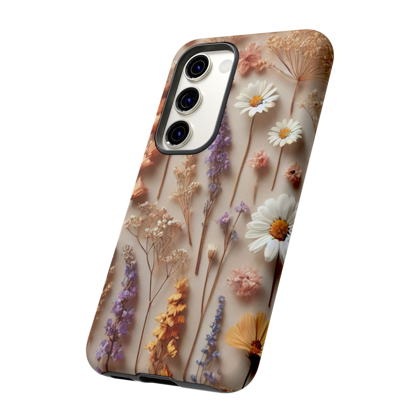 Pressed Flower Garden Phone Case – Vintage Botanical Aesthetic