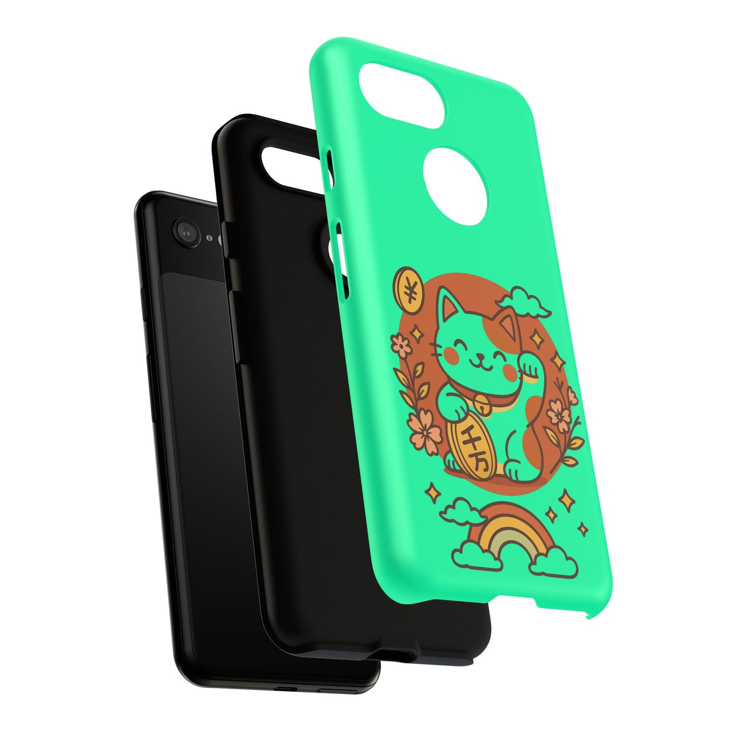 Japanese Kawaii Lucky Cat Protective Phone Case