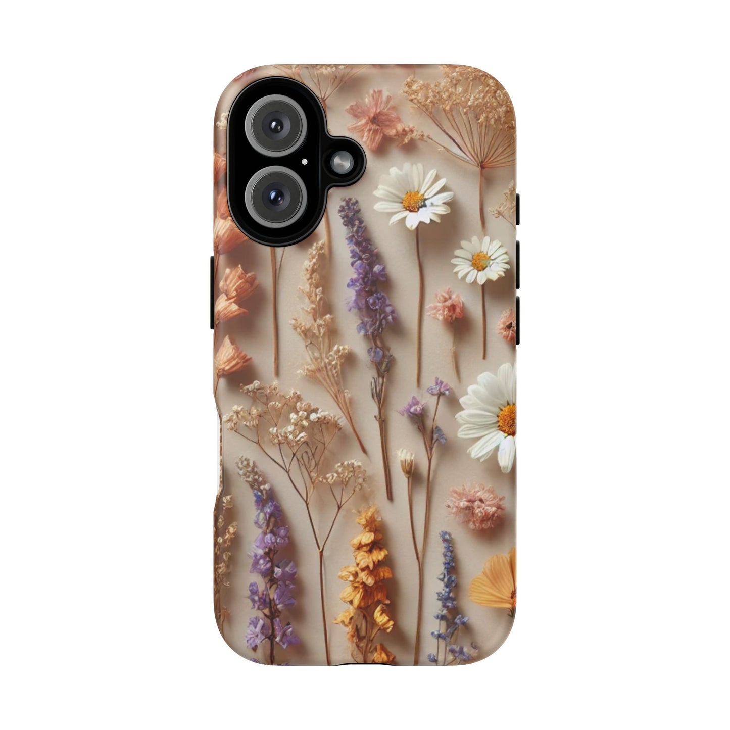 Pressed Flower Garden Phone Case – Vintage Botanical Aesthetic