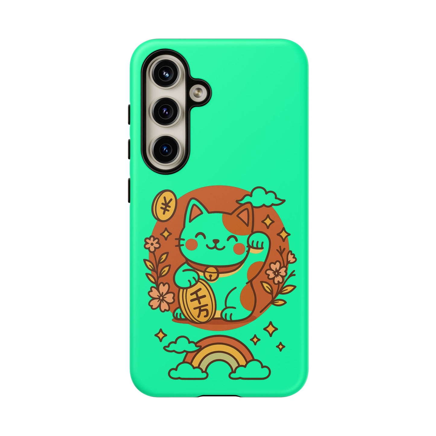 Japanese Kawaii Lucky Cat Protective Phone Case