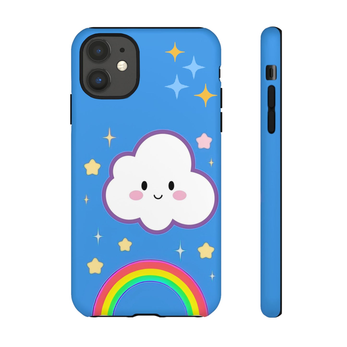 Cute Cloud & Rainbow Phone Case - Tough & Adorable Cover for Kids and Adults