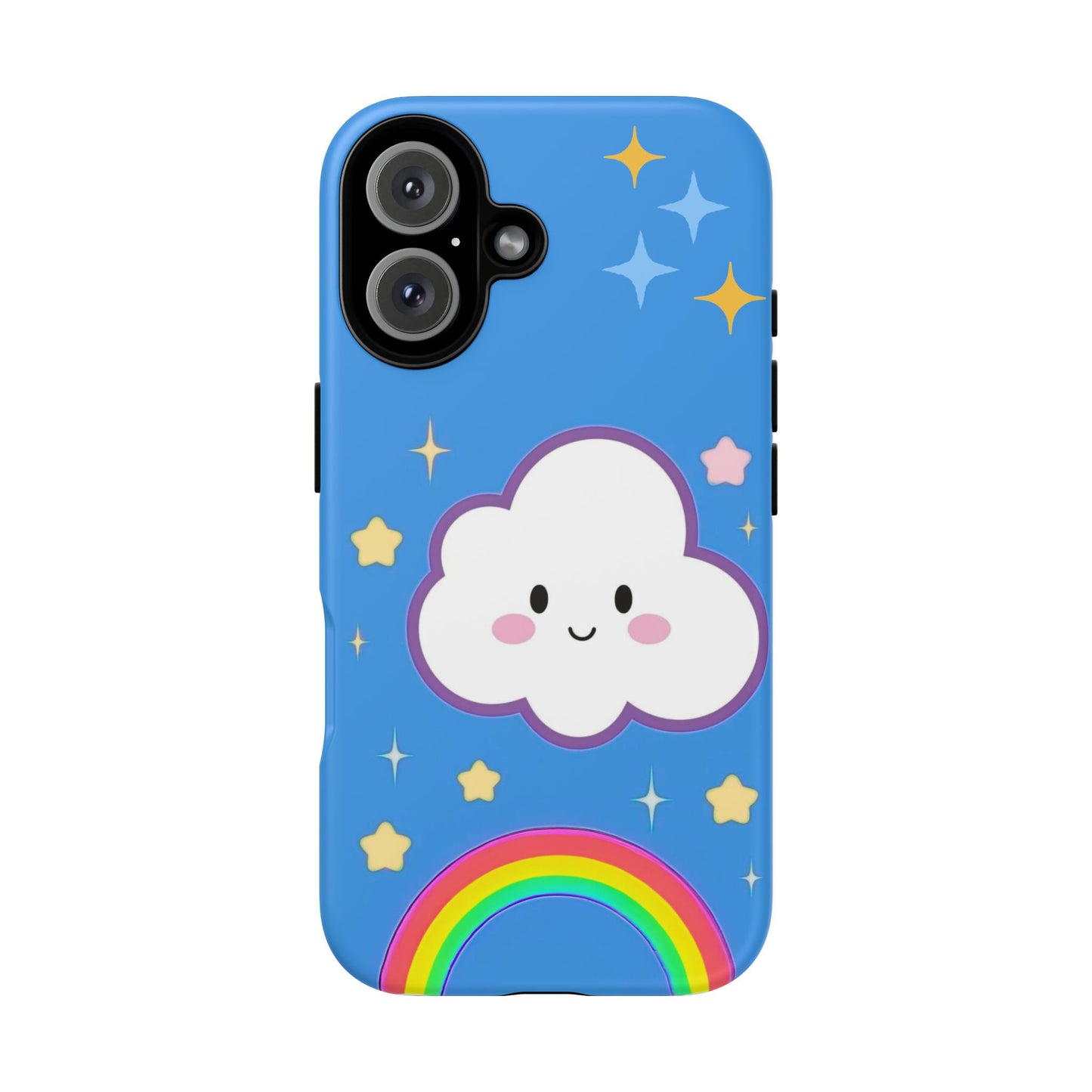 Cute Cloud & Rainbow Phone Case - Tough & Adorable Cover for Kids and Adults