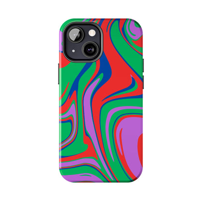 Colorful Zebra Print Tough Phone Cases
