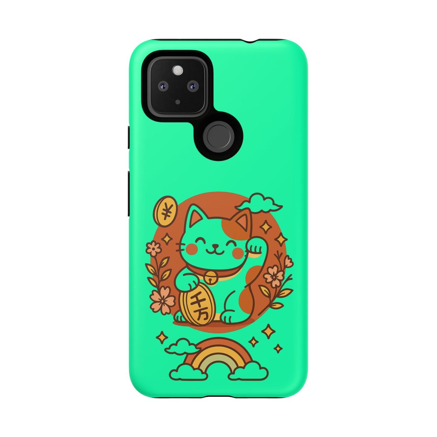 Japanese Kawaii Lucky Cat Protective Phone Case