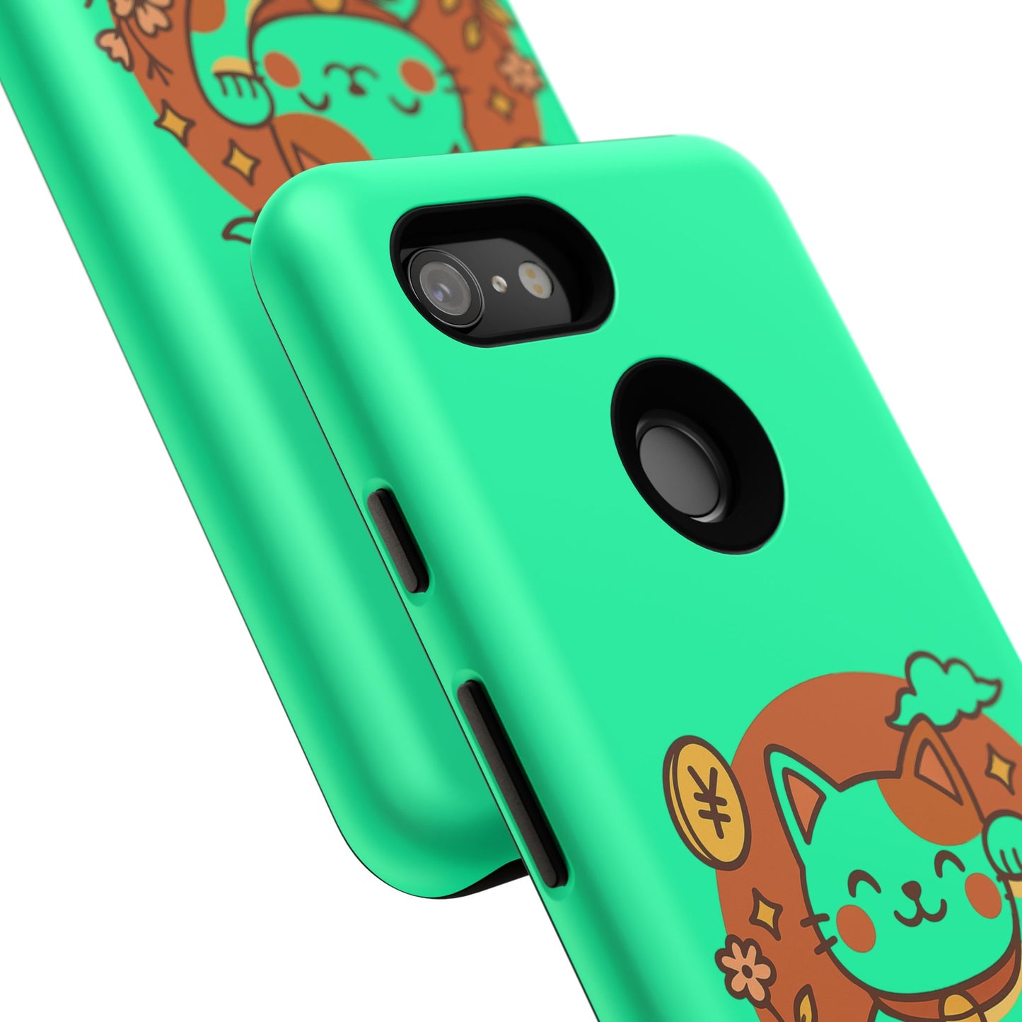 Japanese Kawaii Lucky Cat Protective Phone Case