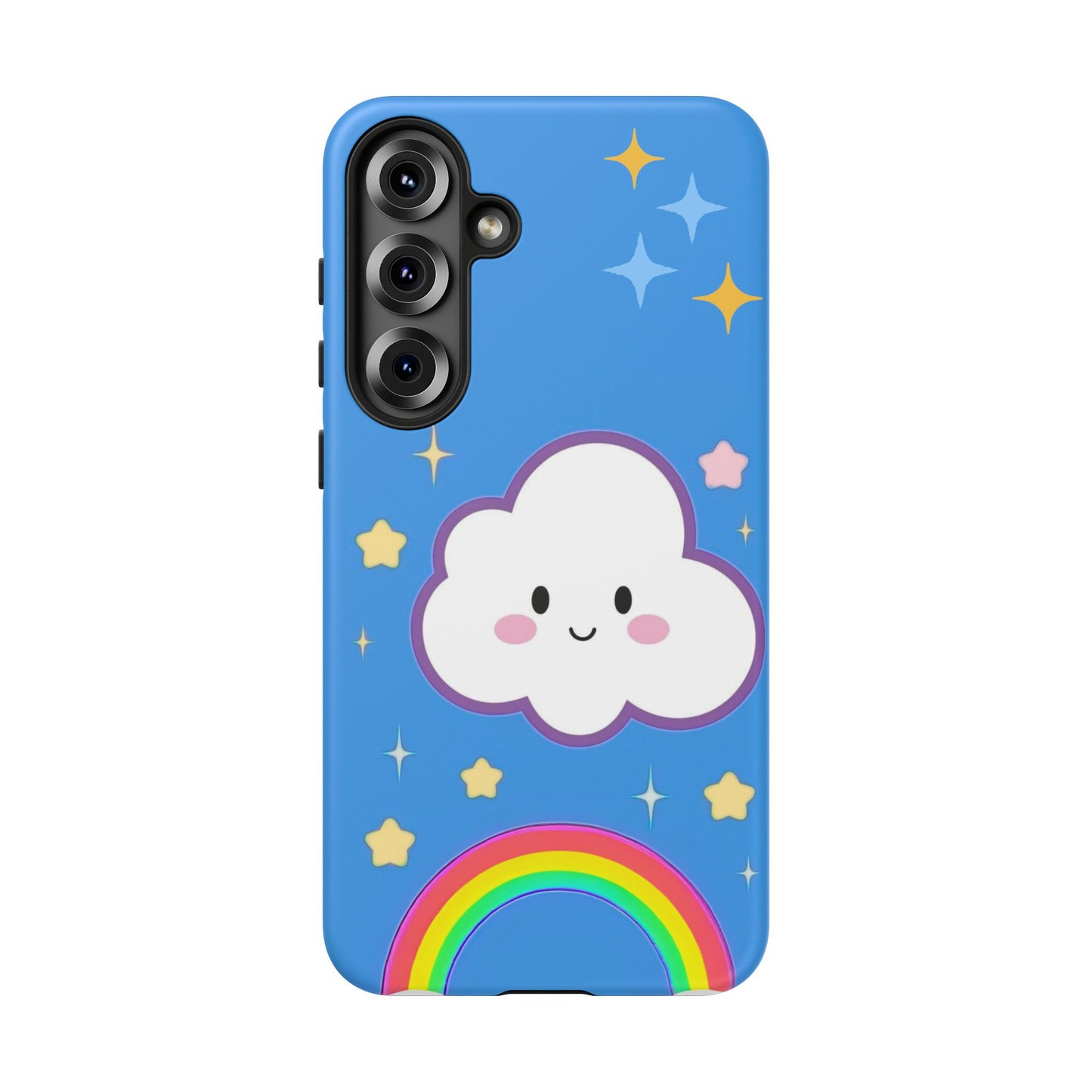 Cute Cloud & Rainbow Phone Case - Tough & Adorable Cover for Kids and Adults