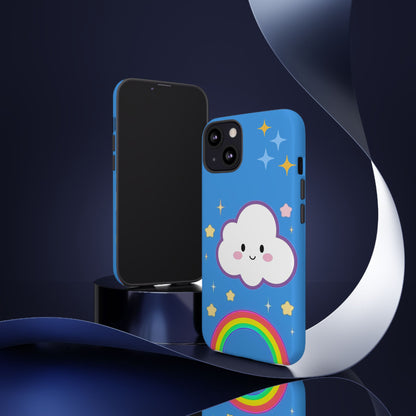 Cute Cloud & Rainbow Phone Case - Tough & Adorable Cover for Kids and Adults