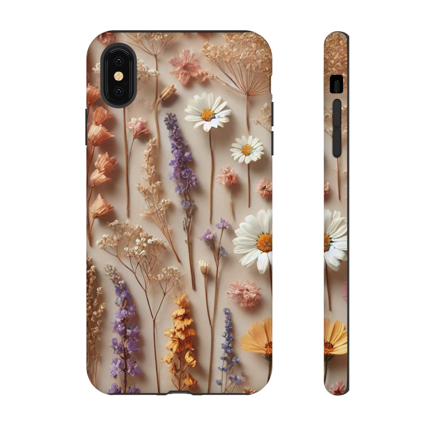 Pressed Flower Garden Phone Case – Vintage Botanical Aesthetic