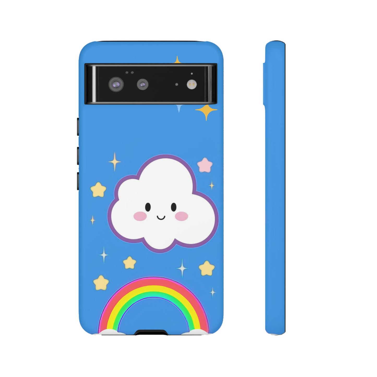 Cute Cloud & Rainbow Phone Case - Tough & Adorable Cover for Kids and Adults
