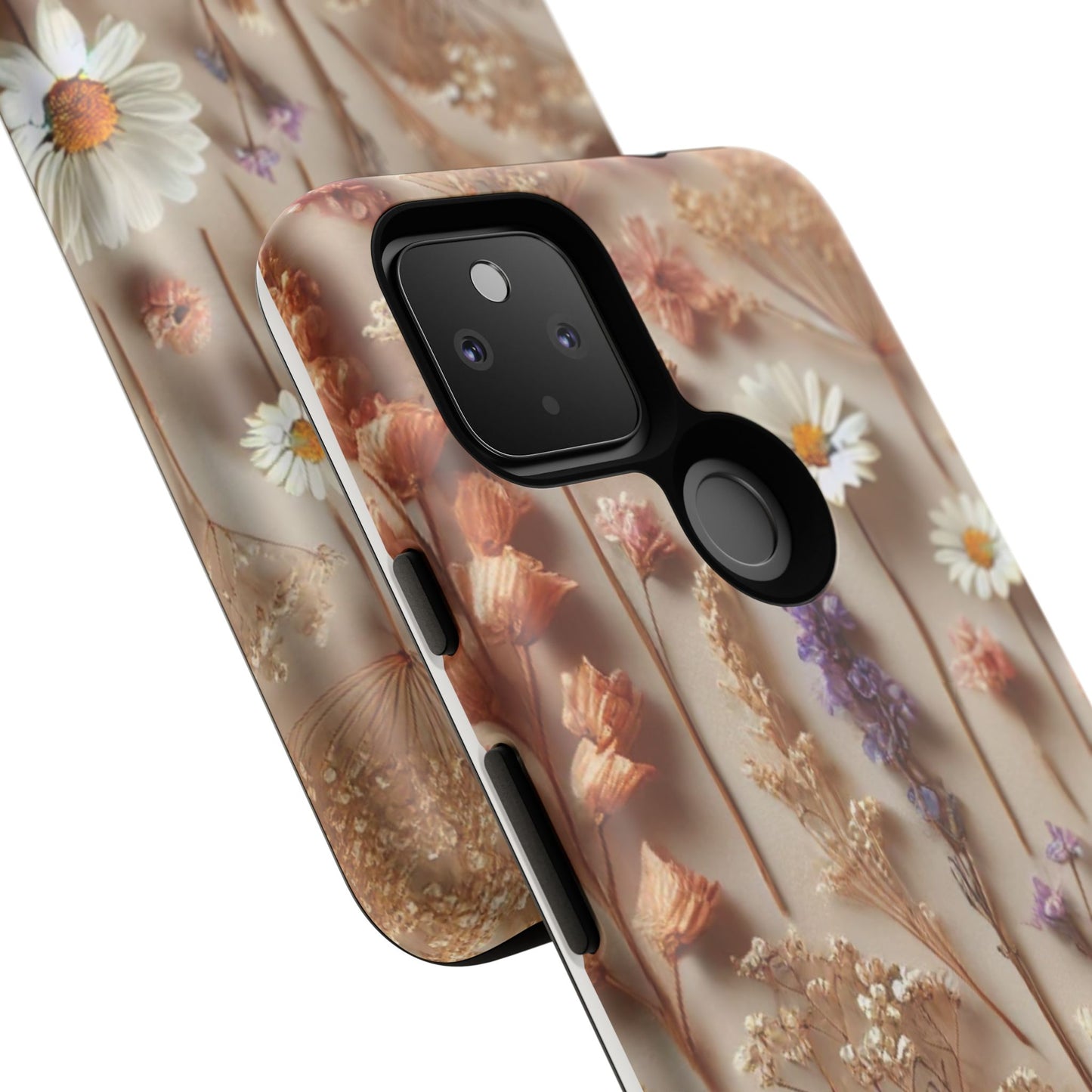 Pressed Flower Garden Phone Case – Vintage Botanical Aesthetic