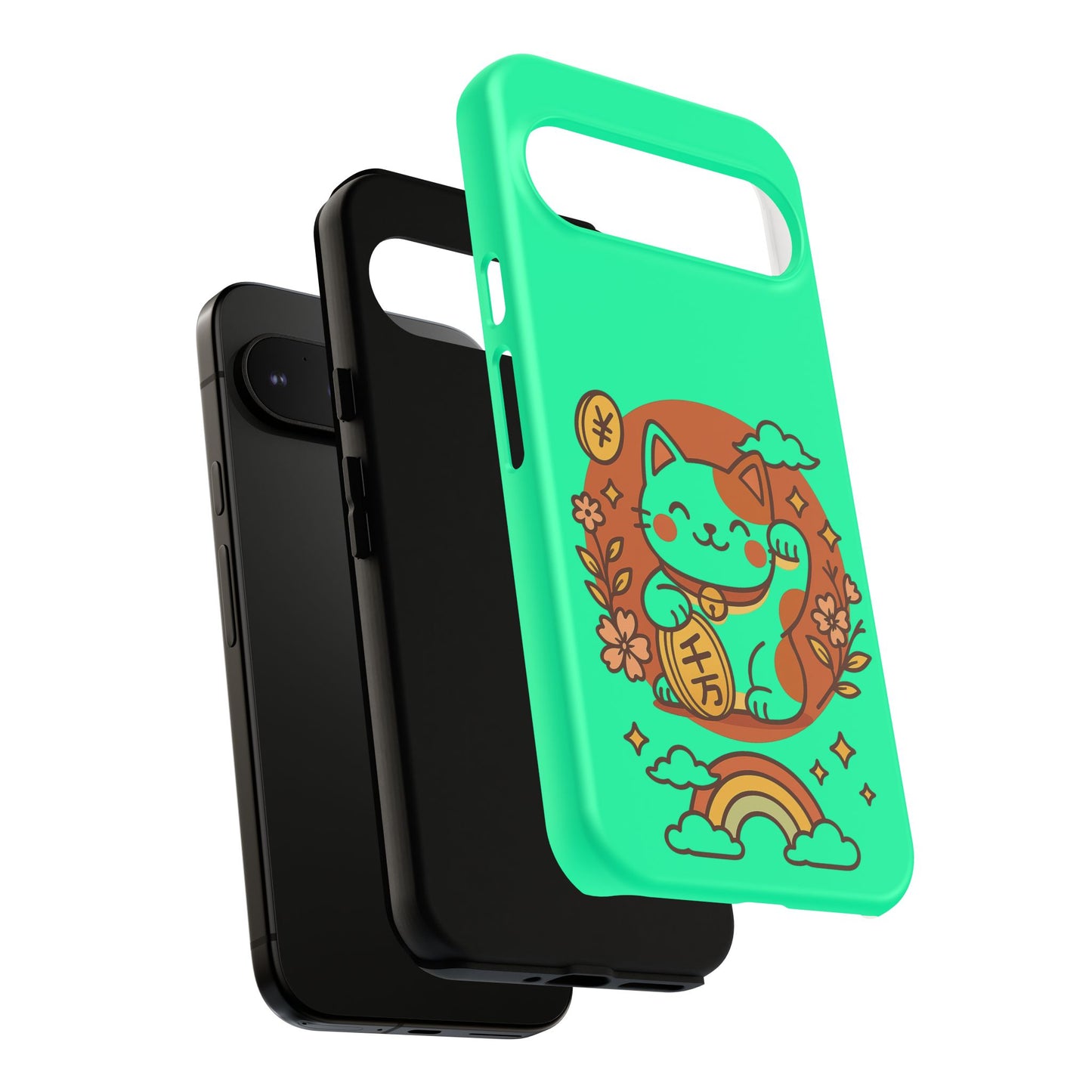 Japanese Kawaii Lucky Cat Protective Phone Case