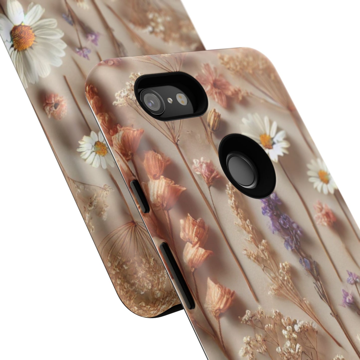 Pressed Flower Garden Phone Case – Vintage Botanical Aesthetic