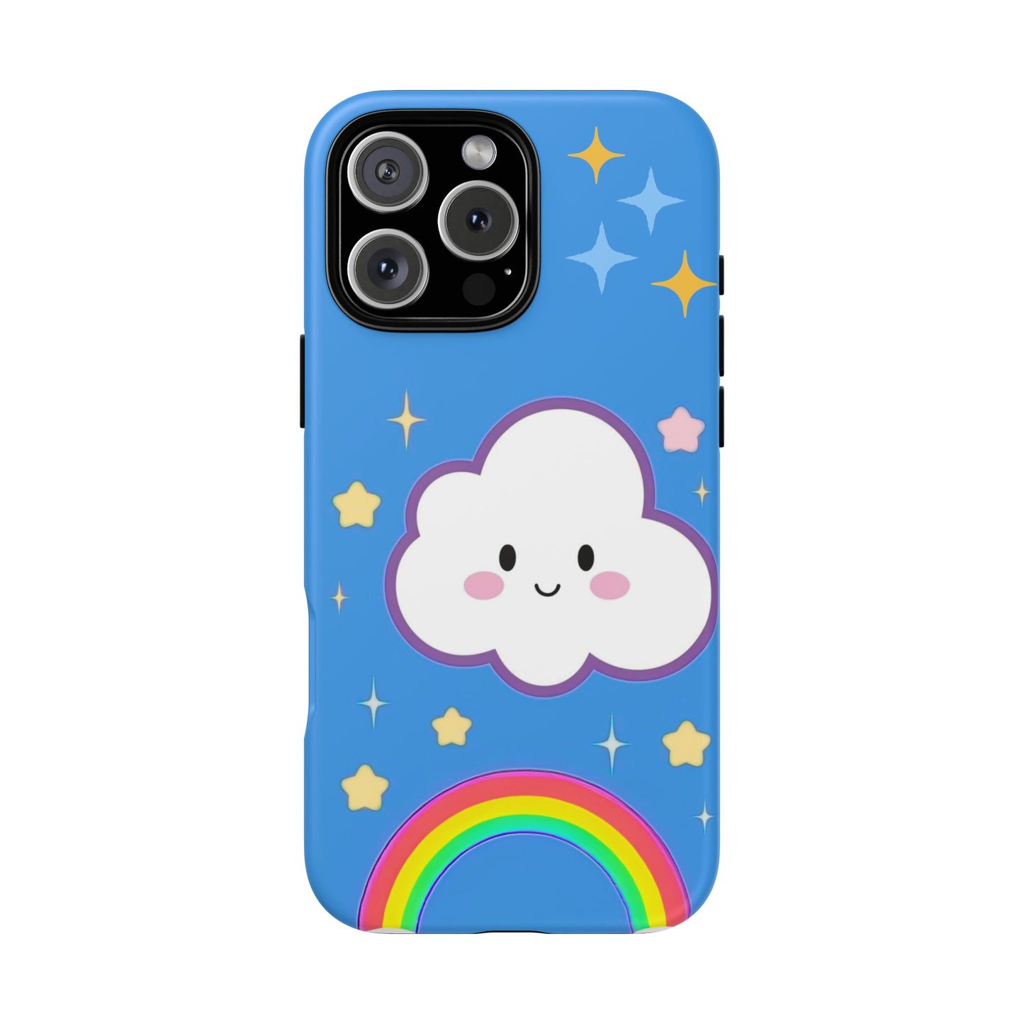 Cute Cloud & Rainbow Phone Case - Tough & Adorable Cover for Kids and Adults