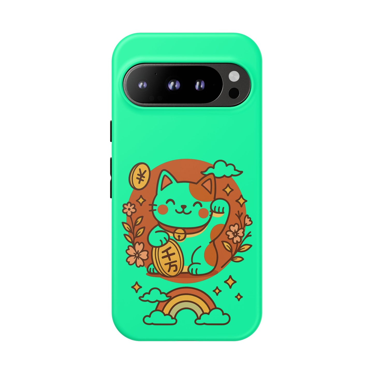 Japanese Kawaii Lucky Cat Protective Phone Case