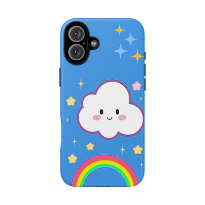 Cute Cloud & Rainbow Phone Case - Tough & Adorable Cover for Kids and Adults