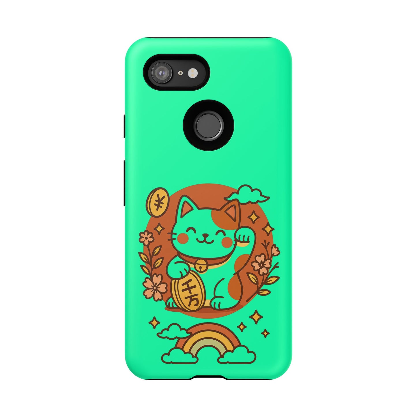 Japanese Kawaii Lucky Cat Protective Phone Case