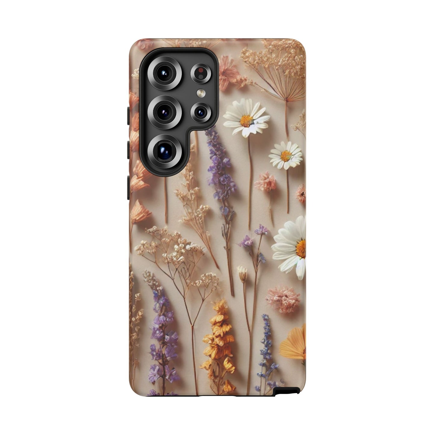 Pressed Flower Garden Phone Case – Vintage Botanical Aesthetic