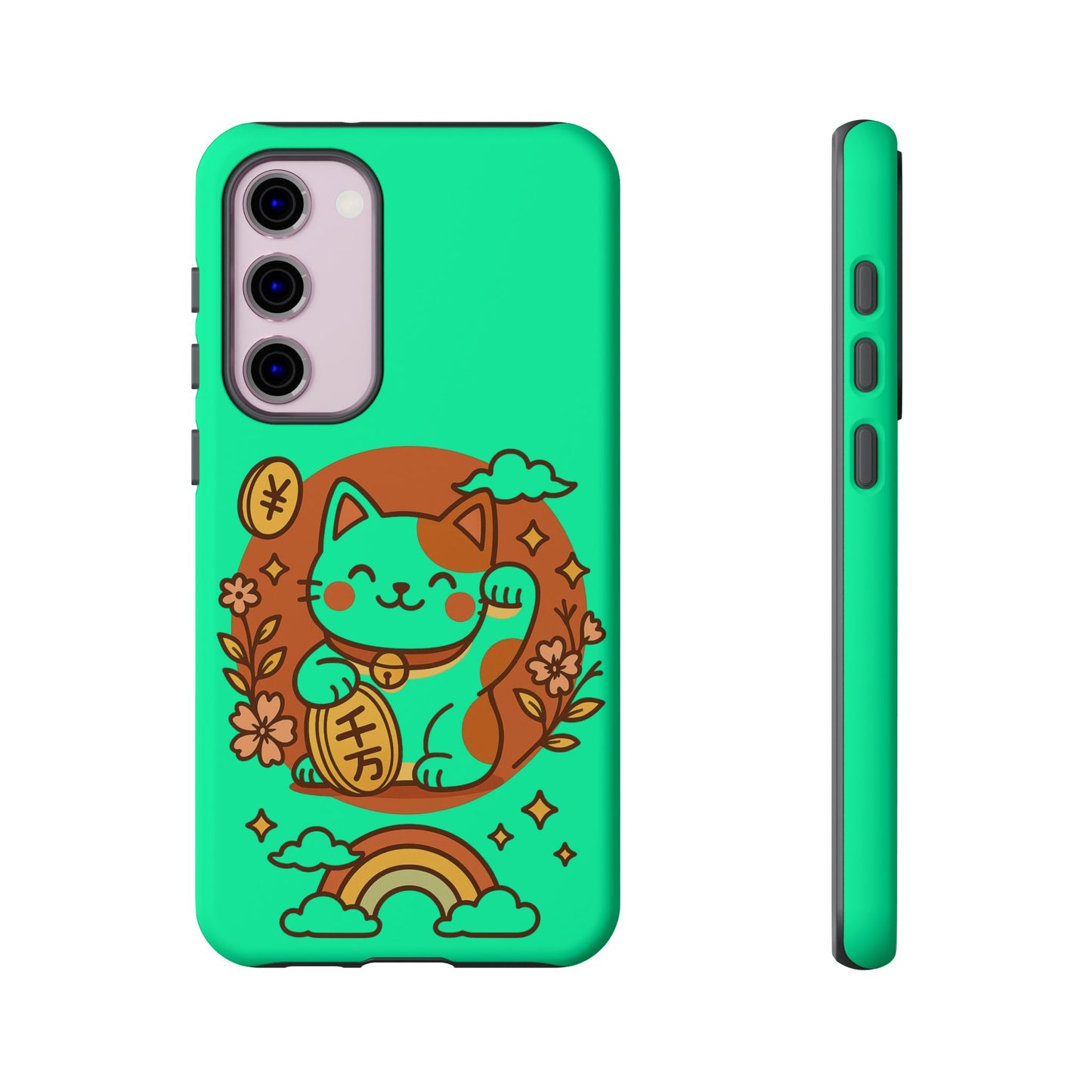 Japanese Kawaii Lucky Cat Protective Phone Case