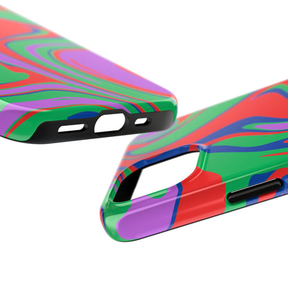 Colorful Zebra Print Tough Phone Cases