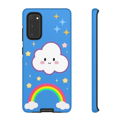 Cute Cloud & Rainbow Phone Case - Tough & Adorable Cover for Kids and Adults