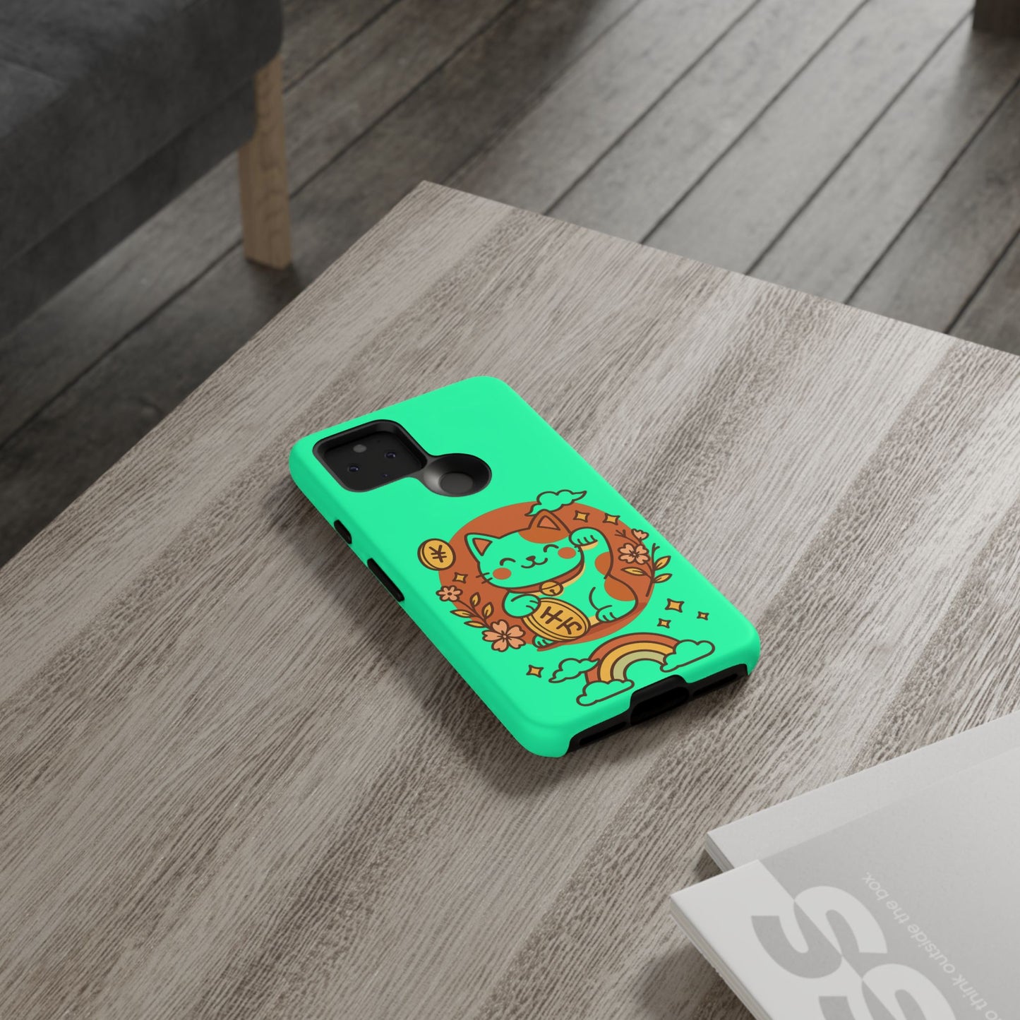 Japanese Kawaii Lucky Cat Protective Phone Case