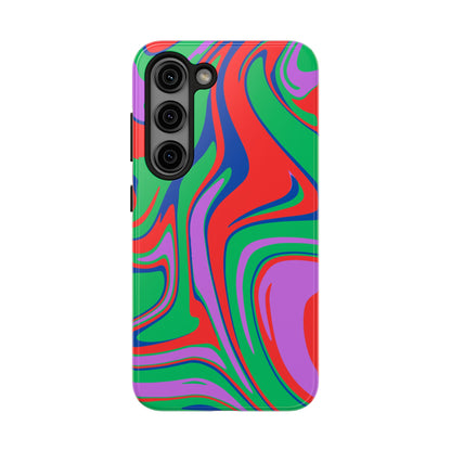 Colorful Zebra Print Tough Phone Cases