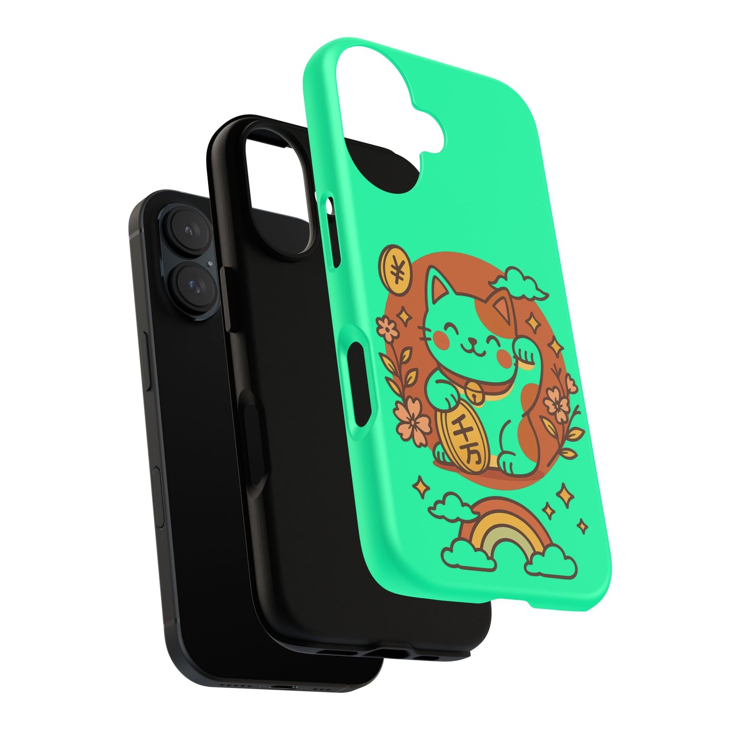 Japanese Kawaii Lucky Cat Protective Phone Case