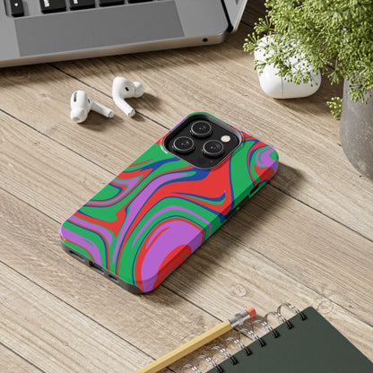 Colorful Zebra Print Tough Phone Cases