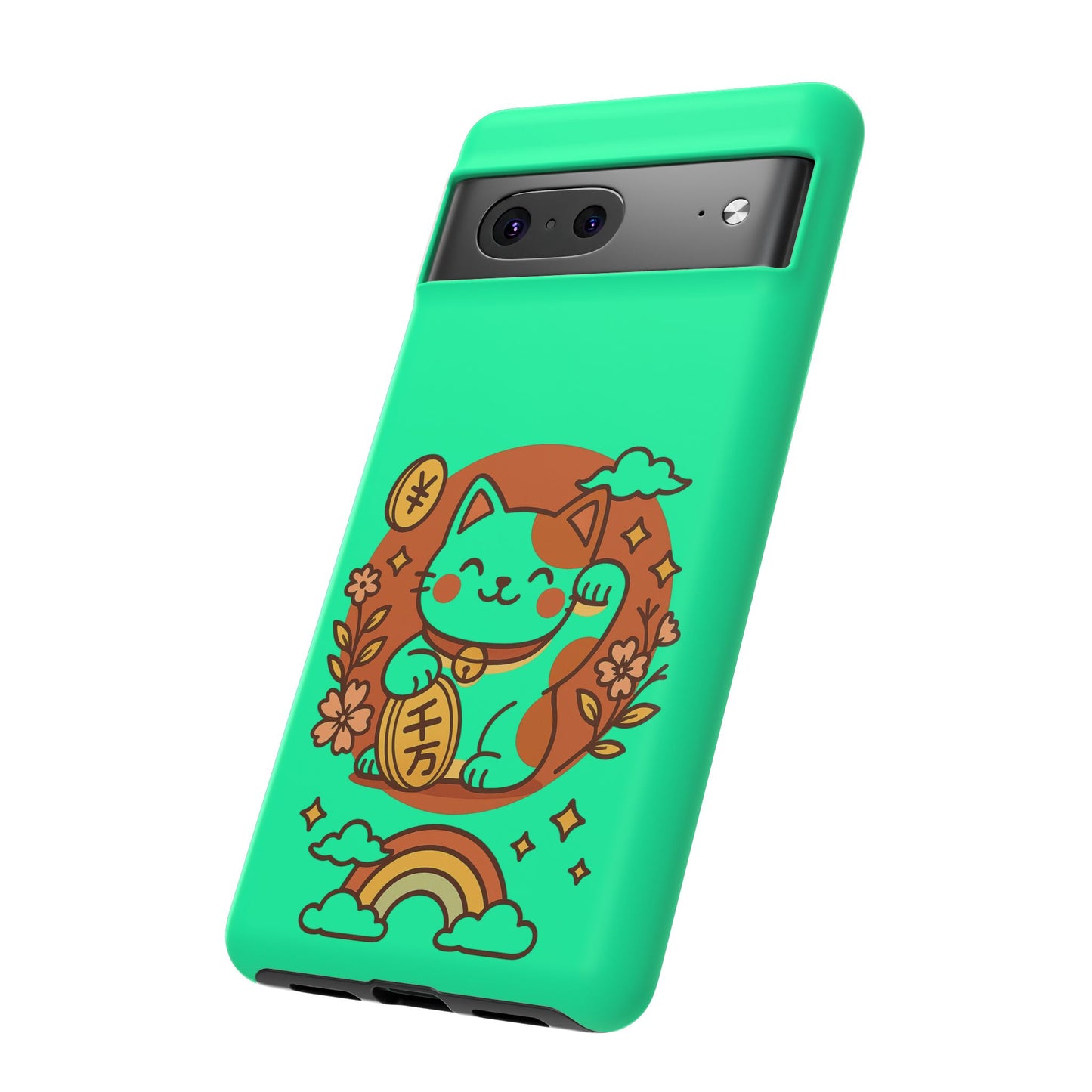 Japanese Kawaii Lucky Cat Protective Phone Case