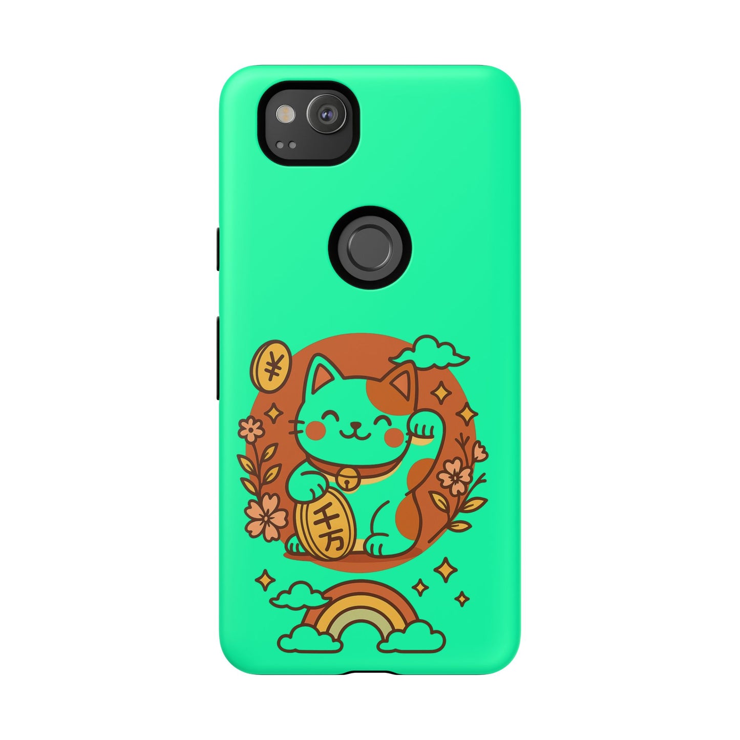 Japanese Kawaii Lucky Cat Protective Phone Case