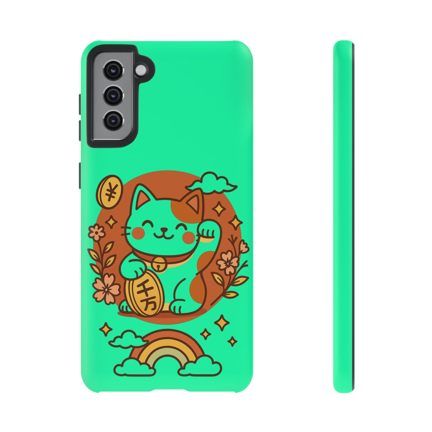 Japanese Kawaii Lucky Cat Protective Phone Case