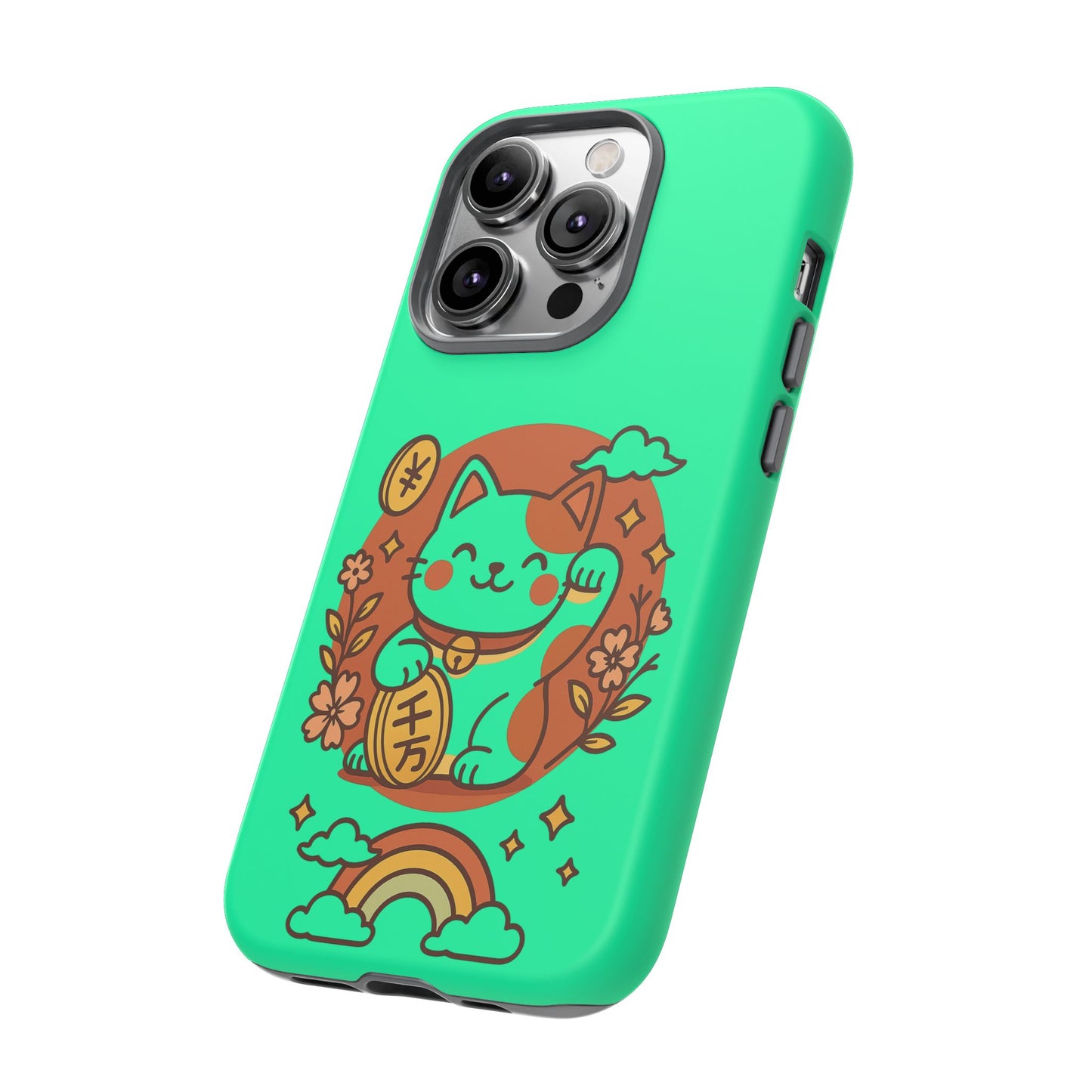 Japanese Kawaii Lucky Cat Protective Phone Case
