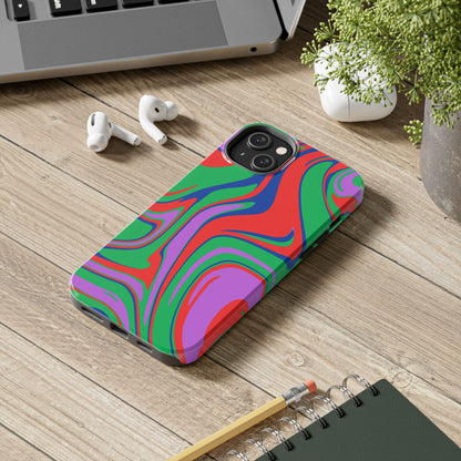 Colorful Zebra Print Tough Phone Cases