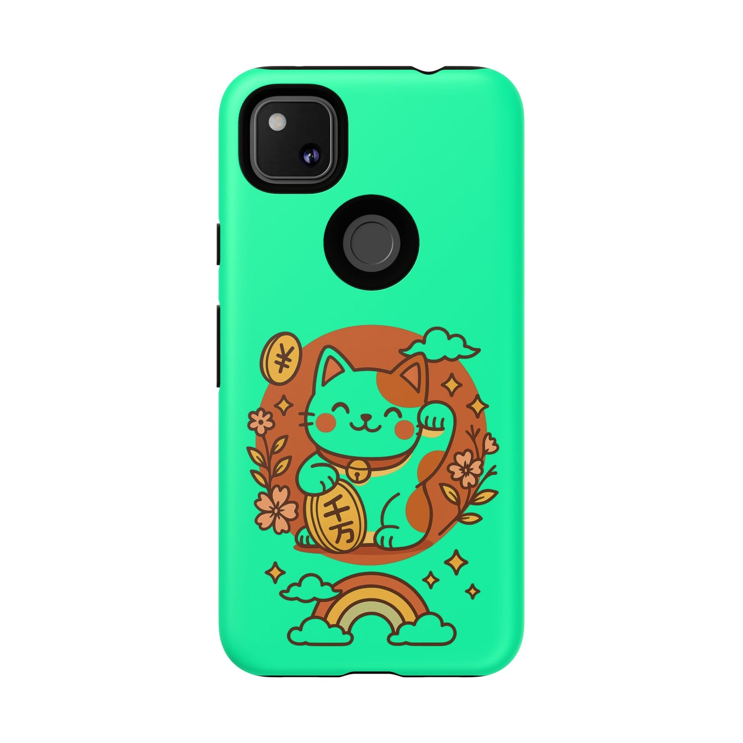 Japanese Kawaii Lucky Cat Protective Phone Case