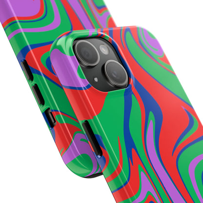 Colorful Zebra Print Tough Phone Cases
