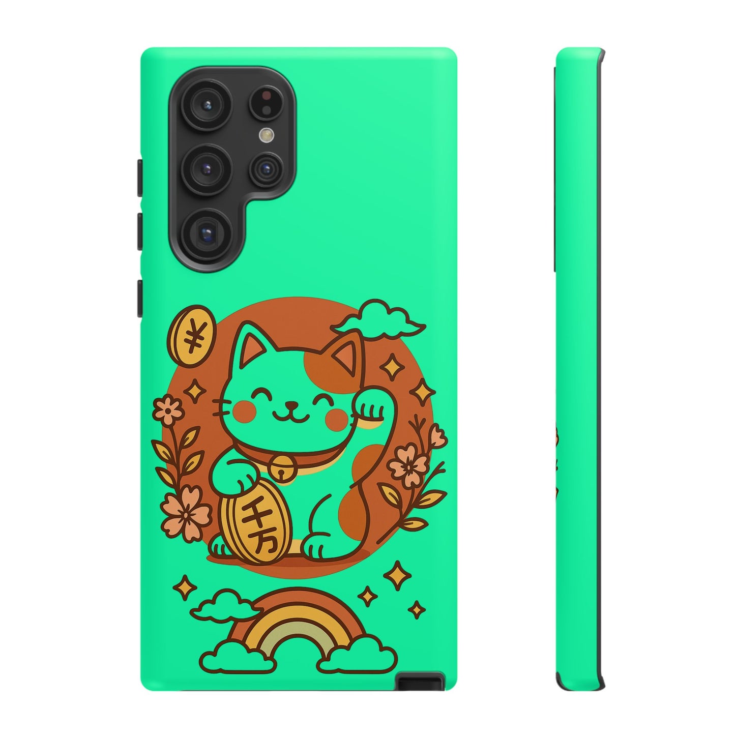 Japanese Kawaii Lucky Cat Protective Phone Case