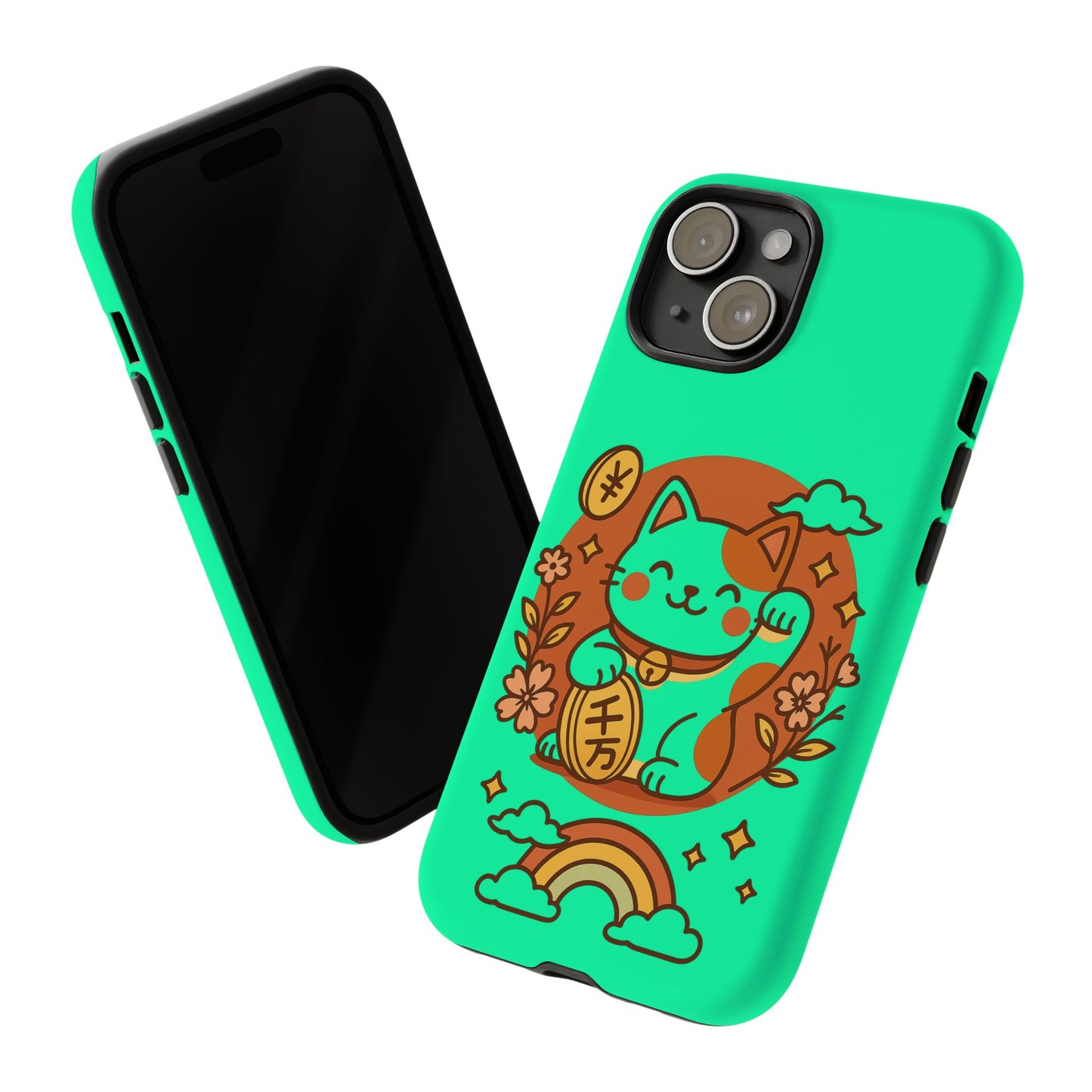 Japanese Kawaii Lucky Cat Protective Phone Case