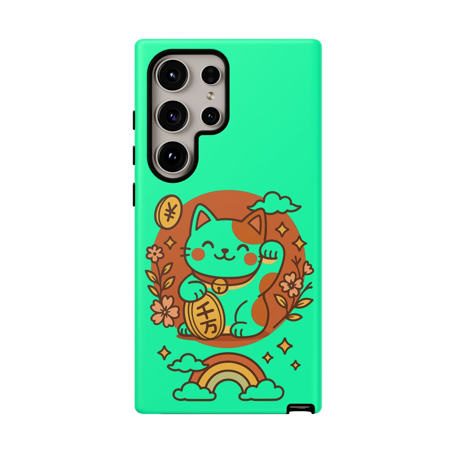 Japanese Kawaii Lucky Cat Protective Phone Case