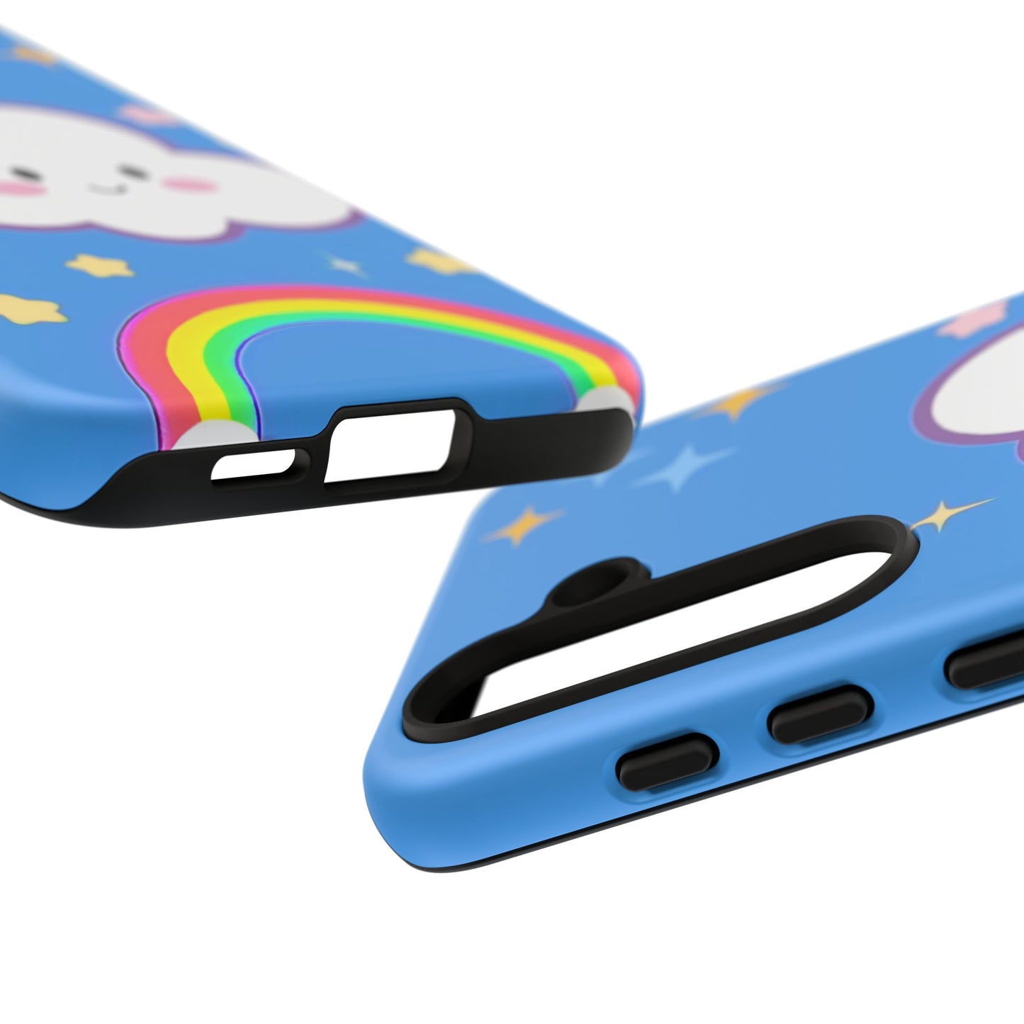 Cute Cloud & Rainbow Phone Case - Tough & Adorable Cover for Kids and Adults