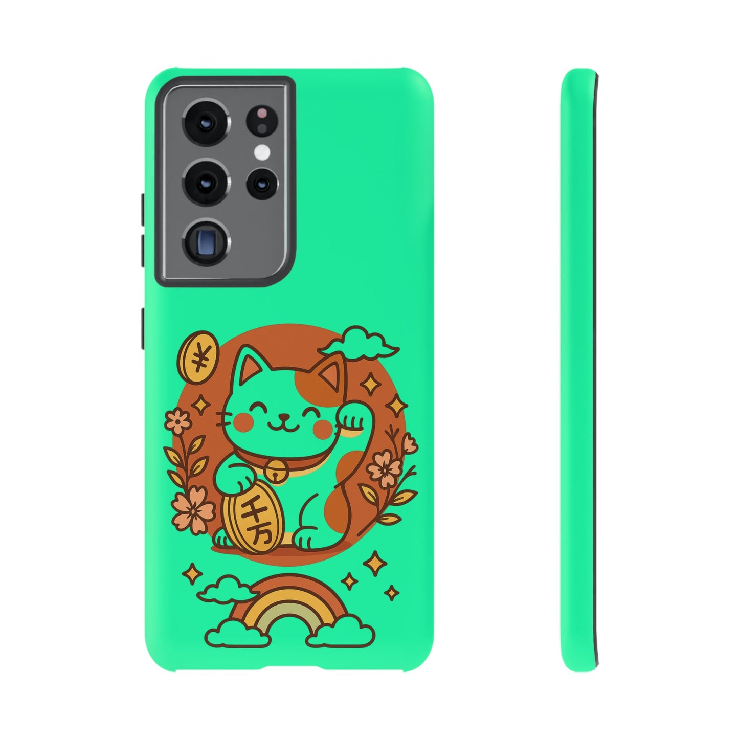 Japanese Kawaii Lucky Cat Protective Phone Case
