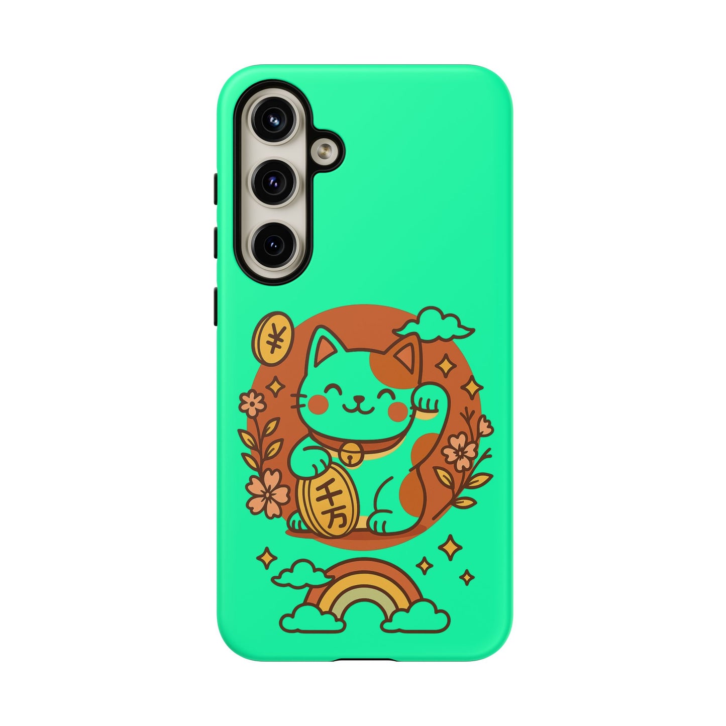 Japanese Kawaii Lucky Cat Protective Phone Case