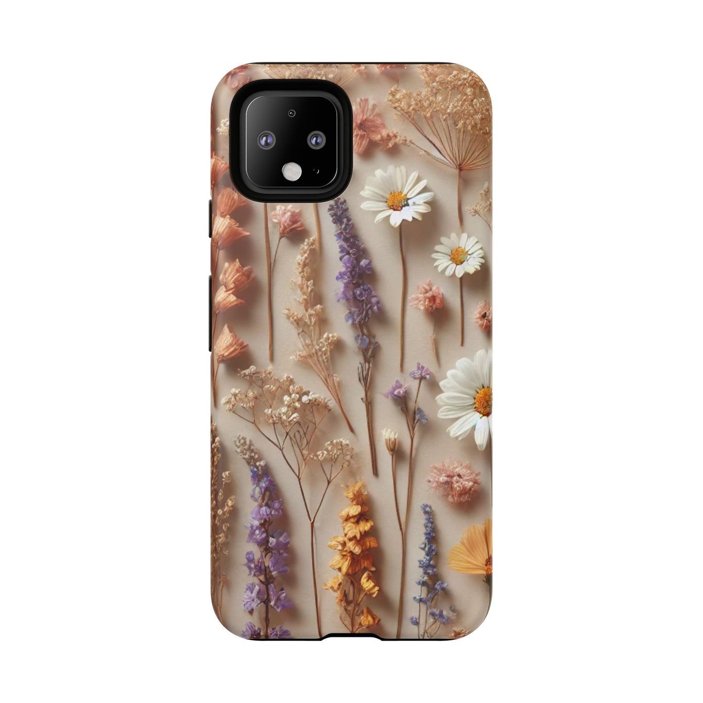 Pressed Flower Garden Phone Case – Vintage Botanical Aesthetic