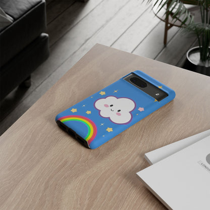 Cute Cloud & Rainbow Phone Case - Tough & Adorable Cover for Kids and Adults