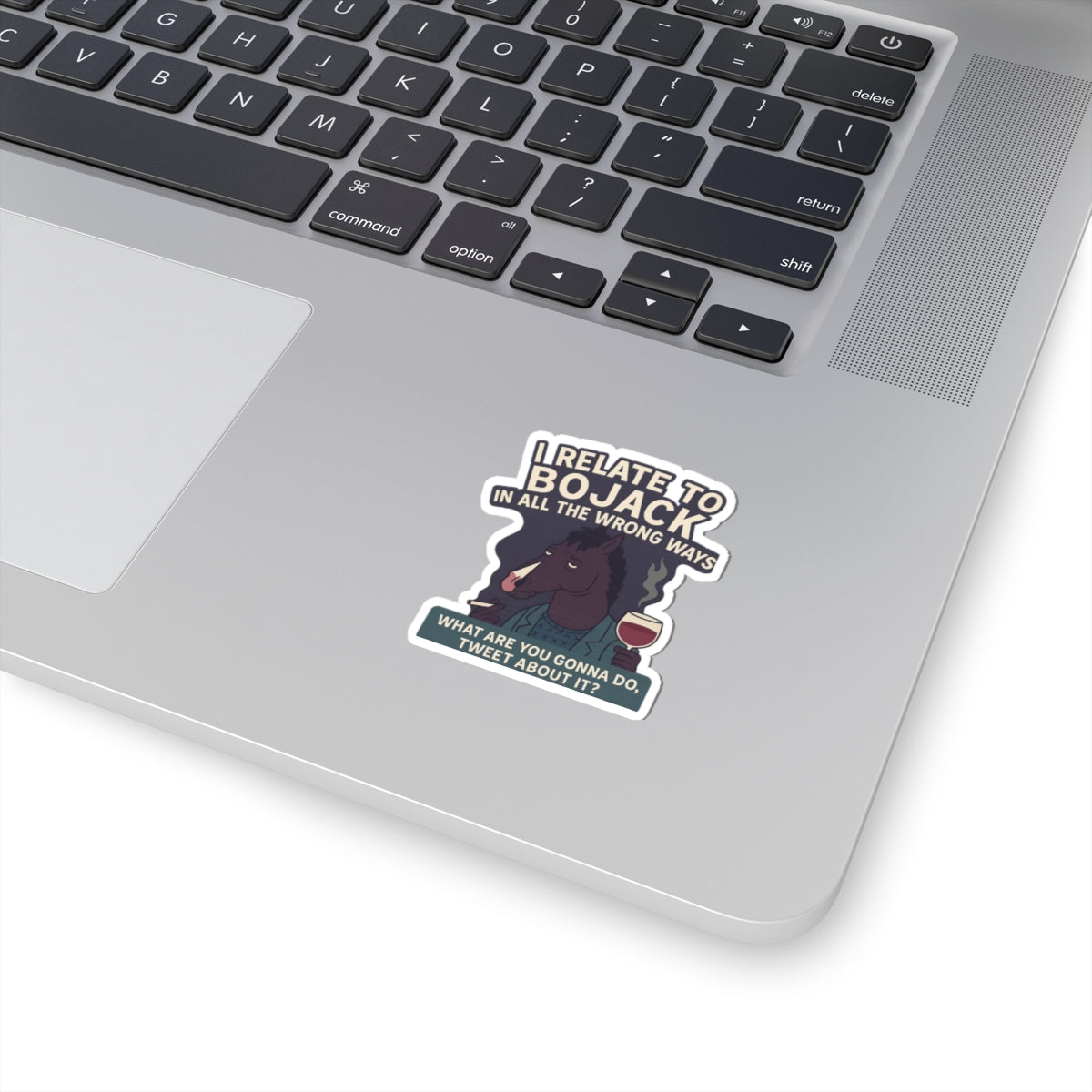 BoJack Horseman Inspired Kiss-Cut Stickers, Fun Laptop Decals, Funny Gift for Fans, Pop Culture Stickers, Unique Merchandise
