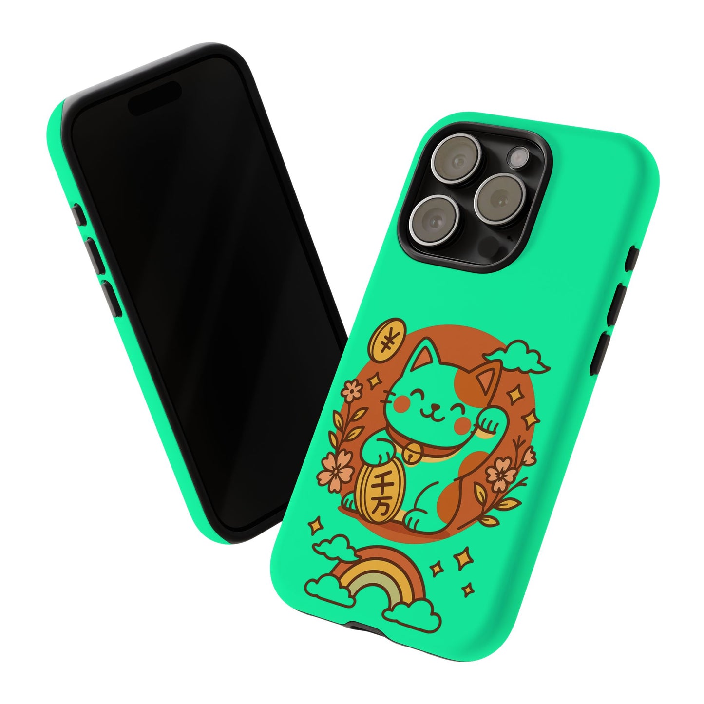Japanese Kawaii Lucky Cat Protective Phone Case
