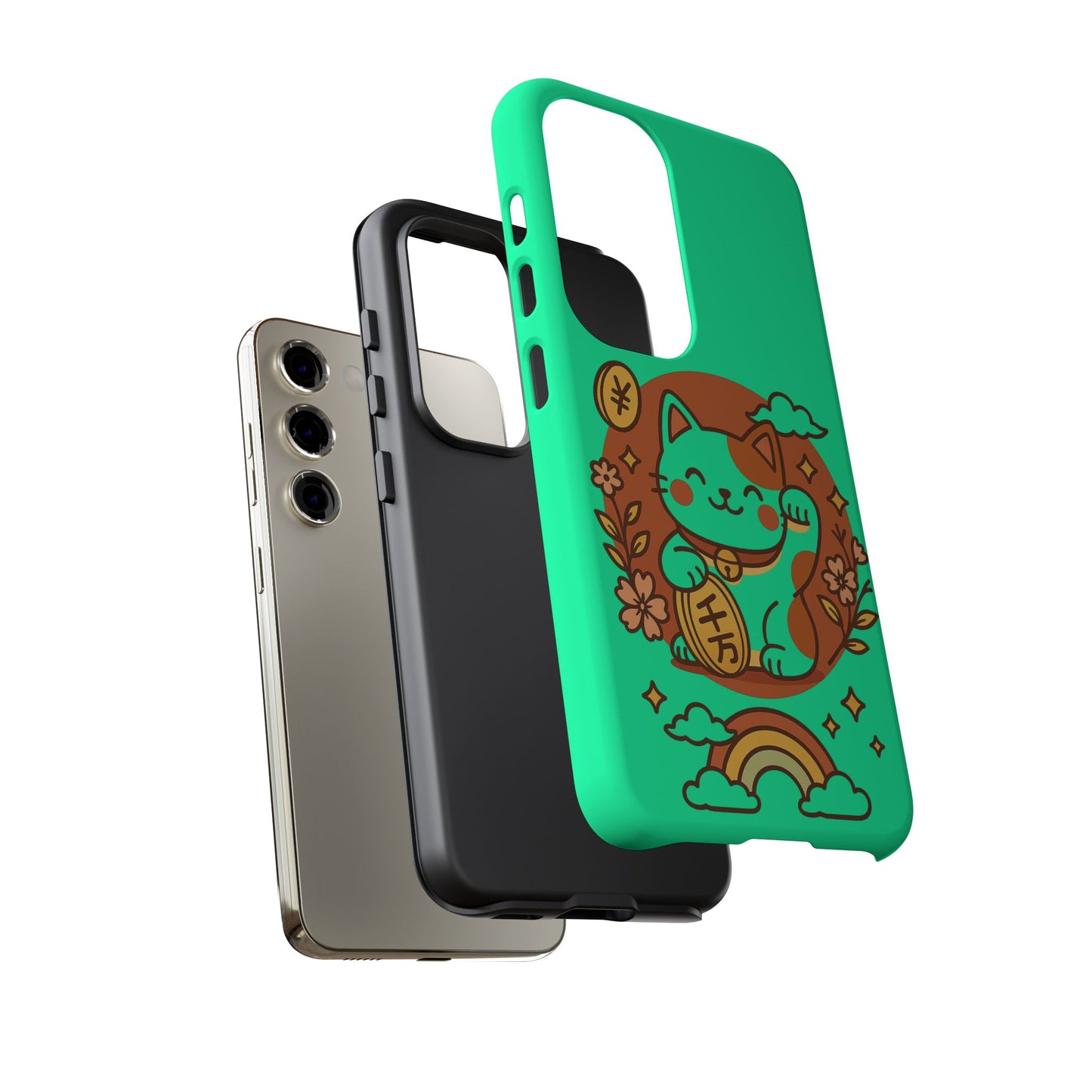 Japanese Kawaii Lucky Cat Protective Phone Case