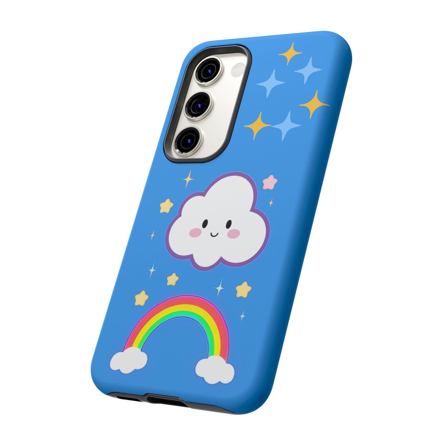 Cute Cloud & Rainbow Phone Case - Tough & Adorable Cover for Kids and Adults