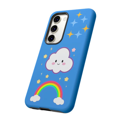 Cute Cloud & Rainbow Phone Case - Tough & Adorable Cover for Kids and Adults
