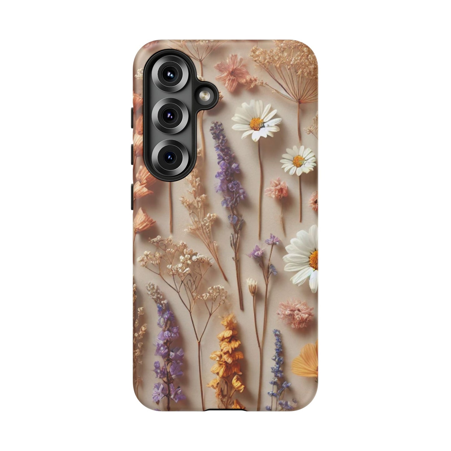 Pressed Flower Garden Phone Case – Vintage Botanical Aesthetic